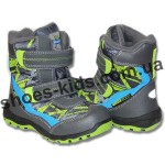Детские термоботинки SUPER GEAR B 199 / B 200 (серо-зеленые)
